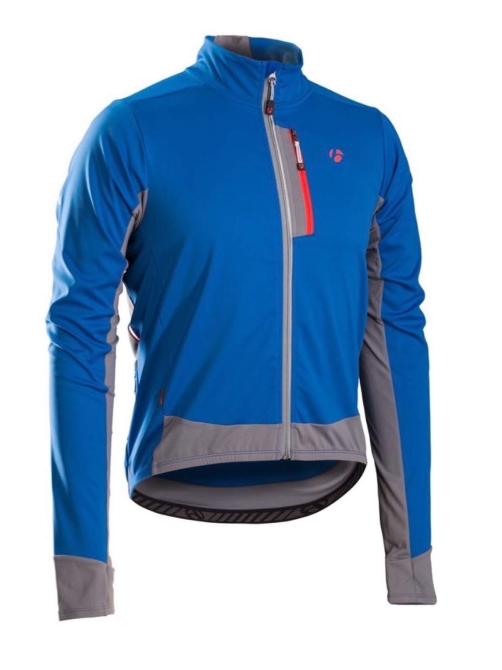Bontrager RXL 180 Softshell Jacket Mens Large Blue Gray Cycling Racing Biking